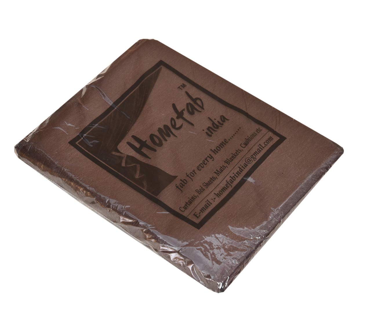 Homefab India Royal Silky Grommet Door Curtain - 7 feet, Coffee - 2 Piece - Image 3