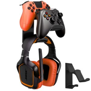 Headphone Stand | Compatible with PS5 Controller Stand, Headphone Stand for Table, PC Accessories, Headphones Stand, Controller Stand | Gaming Accessories for PC | Wall Mount |