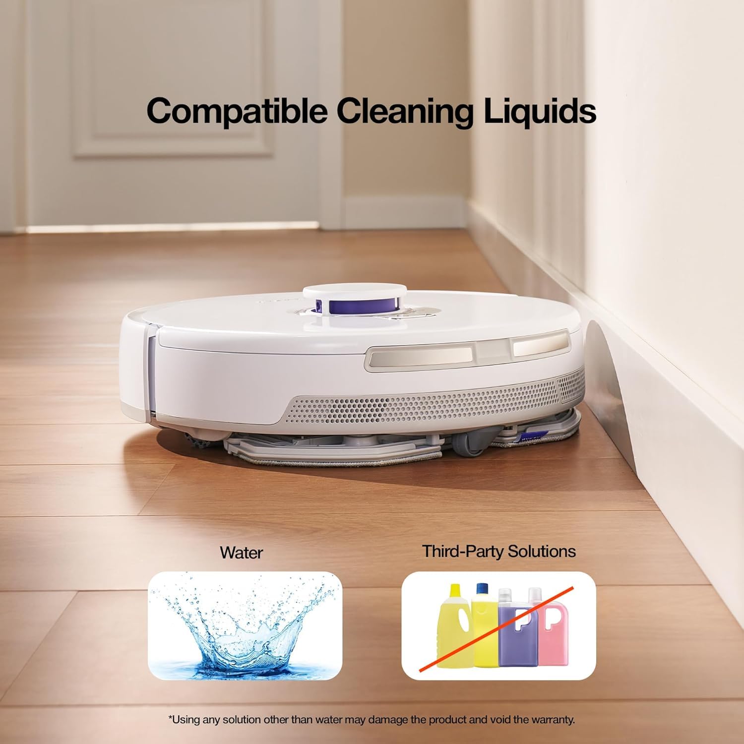 NARWAL Freo X Plus 2-in-1 Robotic Vacuum & Mopping, 7800Pa Suction, 7 Weeks Storage, Zero Tangle Brush, 5200mAh Battery, 3D Mapping, Google Home, Alexa, Siri & App Compatible, 254 Mins - Image 3